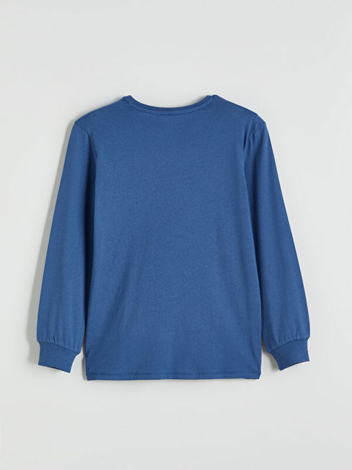 Bisiklet Yaka Erkek ?ocuk Pijama ?st