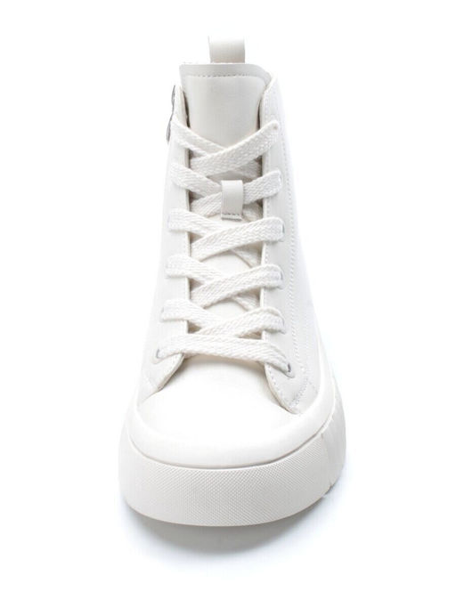 04-YSN2285-2 WHITE Ботинки женские зимние (натуральная и искусственная кожа, шерсть)