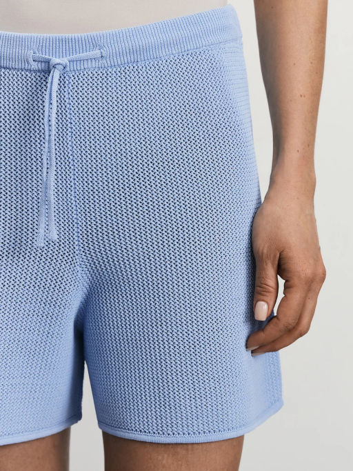 Вязаные шорты из вискозы / Zarina  фото 6