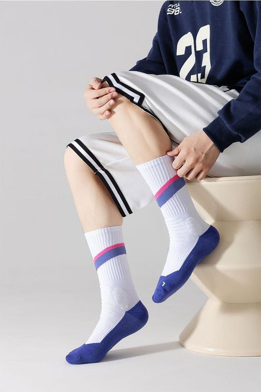 Носки взрослые длинные трехцветные 10 шт в уп - Storyland фото 3