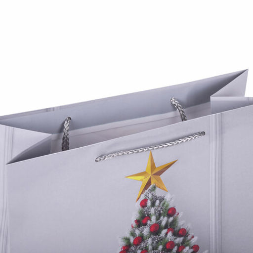 Пакет подарочный НАБОР 4 штуки, новогодний, 26x13x32 см, "Collection Large", ЗОЛОТАЯ СКАЗКА