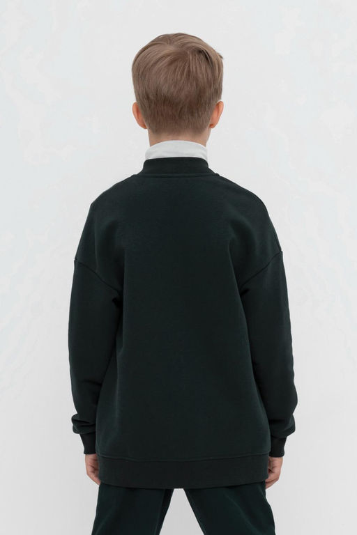 К 302500/черный жакет (бомбер) для мал