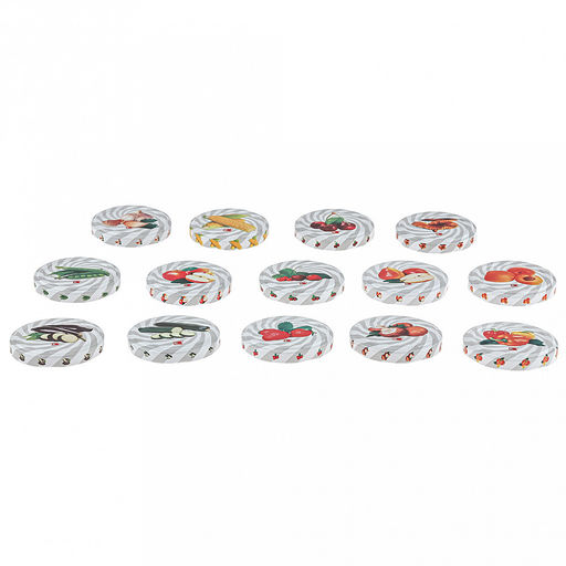 Крышка Твист III-58 Карусель, для бытового консервирования, винтовая, жесть электролитического лужения s0,20мм, лак, литография, ТУ 9299-001-03965353-2020, упаковка: термоусадочная пленка (Россия) - Домашняя мода фото 4