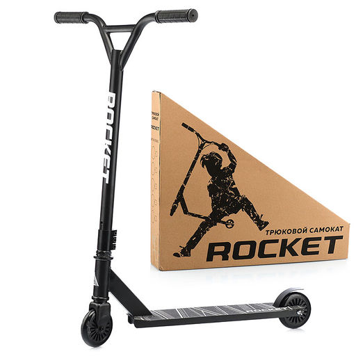 Самокат трюковый ROCKET,колеса PU/пластик 100 мм,ABEC 7