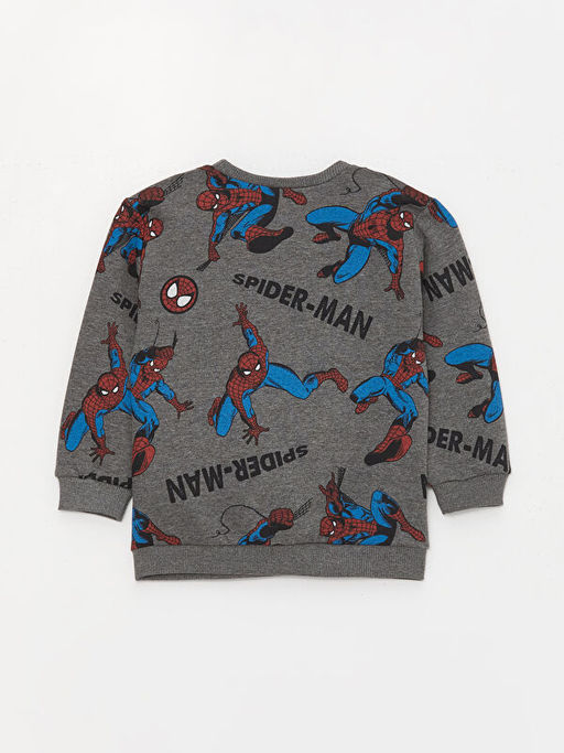 Spider-Man Bask?l? Erkek ?ocuk Kal?n Sweatshirt