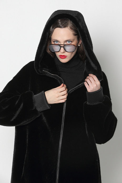 М-100 Пальто жен демисезонное Сара/Экокожа - Zarya mody фото 4