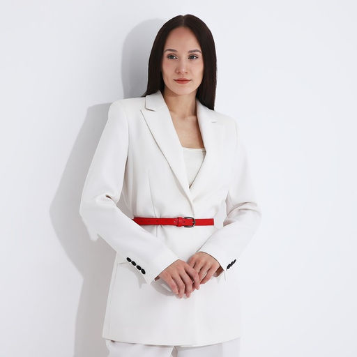 Ремень женский, ширина 1.8 см, винт, пряжка металл, цвет красный - Simaland фото 3