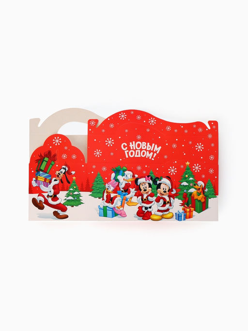 Цена за 4 шт. Коробка складная Уютный Новый год, 23 ? 9 ? 22.5 см
