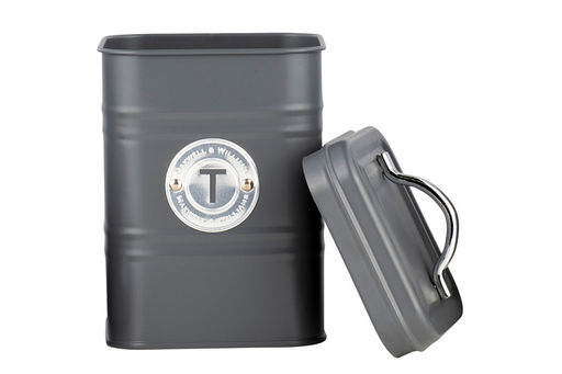 Набор банок для сыпучих продуктов Grandham, тёмно-серые, 1,45 л, 3 шт - Maxwell & Williams фото 5