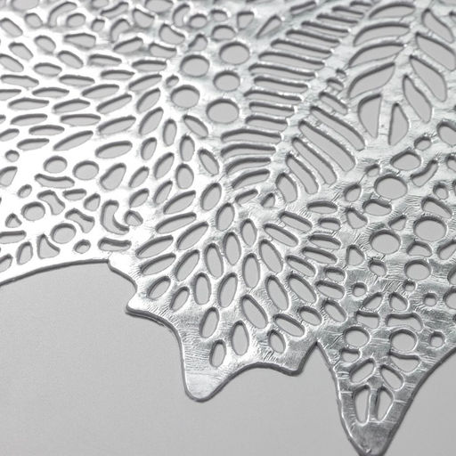 Цена за 12 шт. Салфетка сервировочная на стол Венеция, d=38 см, цвет серебряный - Simaland фото 5