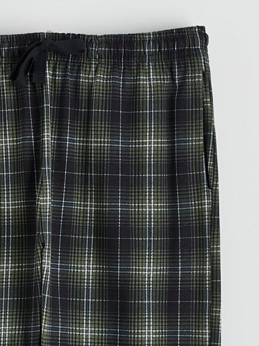 Standart Kal?p Ekose Erkek Pijama Alt