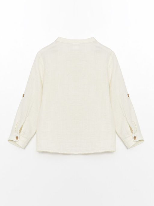 Hakim Yaka Uzun Kollu Erkek Bebek G?mlek - Waikiki фото 2