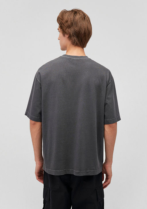 Gri Tisort - Mavi фото 4