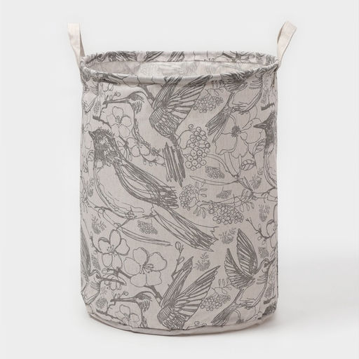 Корзина для белья Доляна Узор, 3542 см, бежевая