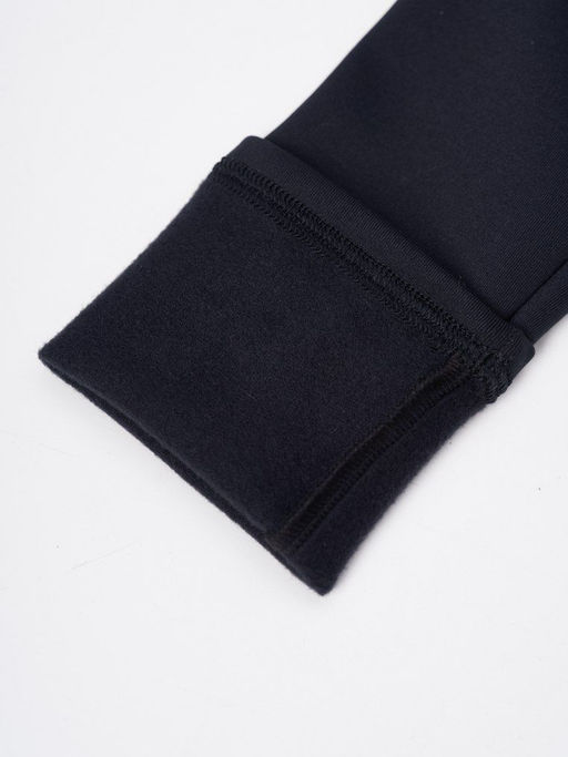 Леггинсы утепленные флисом черные