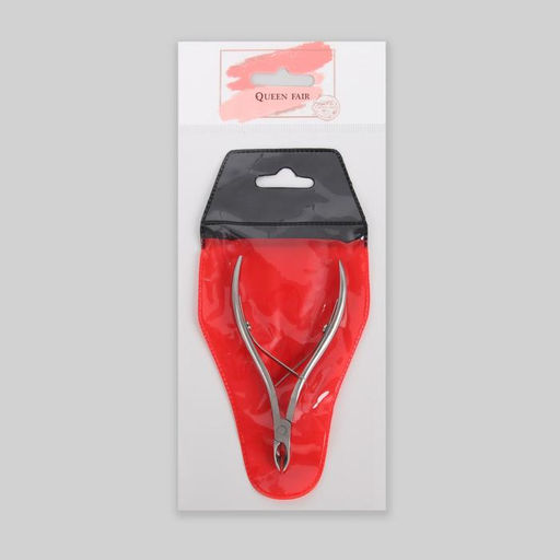 Кусачки маникюрные, двойная пружина, 10 см, длина лезвия - 9 мм, в чехле