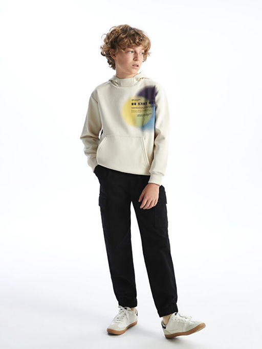 Beli Lastikli Erkek ?ocuk Kargo Jogger Pantolon