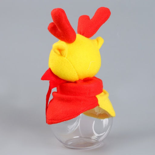 Цена за 4 шт. Конфетница «Дракон», 22 см, цвета МИКС