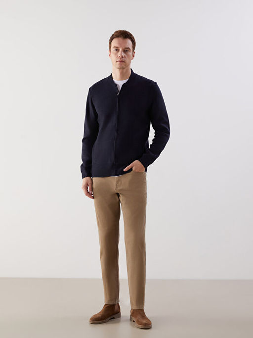 Kolej Yaka D?z Erkek Triko H?rka