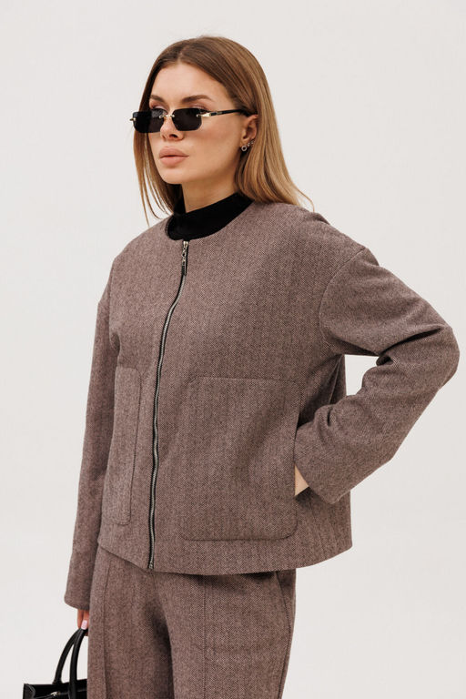 Жакет AmberA 1041-2 шоколад