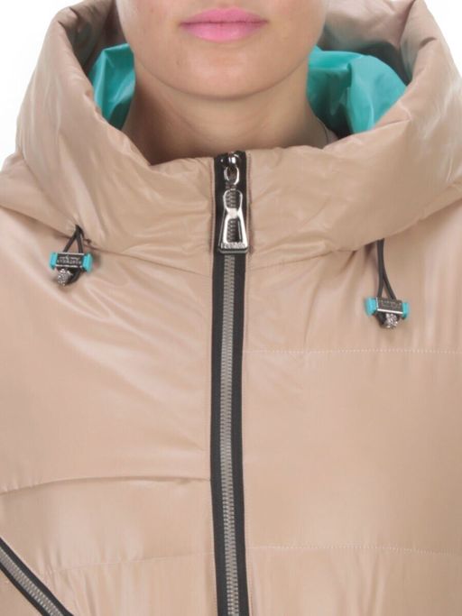 8265 BEIGE Куртка демисезонная женская BAOFANI (100 гр. синтепон) - Fashion фото 10