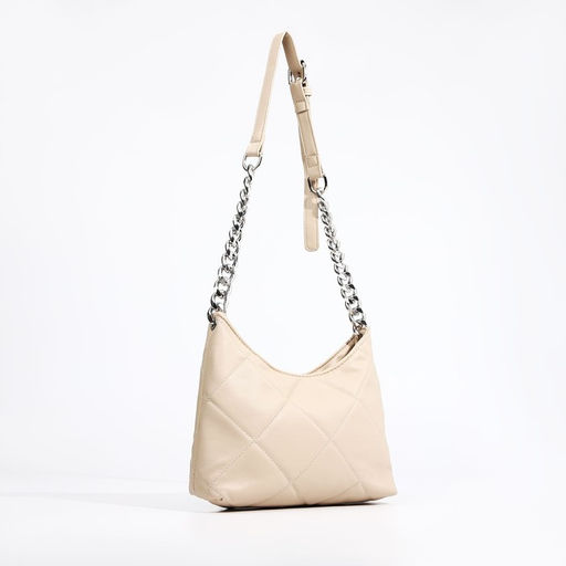 Сумка-багет на молнии, цвет бежевый - Simaland фото 3