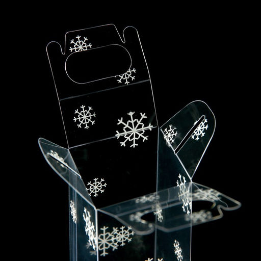 Цена за 5 шт. Складная коробка из PVC 4 x 4 x 8 см Праздничное настроение - UPAK LAND фото 7