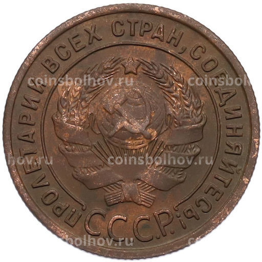 Монета 1 копейка 1924 года