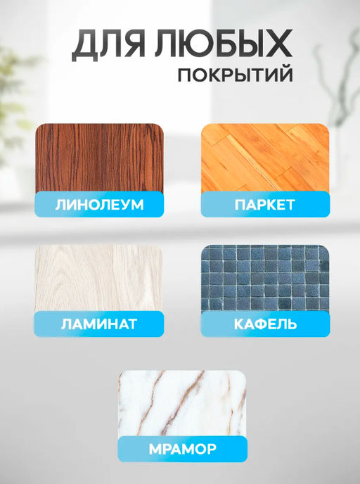 Цена за 2 шт. Тряпка для пола Raccoon, 250 г/м, 5030 см, микрофибра, с оверлоком, 1 шт, голубая  фото 10