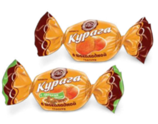 Курага с Грецким орехом в шок глазури вес 1000 г (Микаелло)