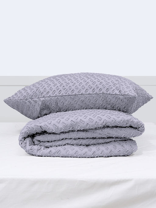 Постельное бельё евро LoveLife Tufting Квадрат, микрофайбер