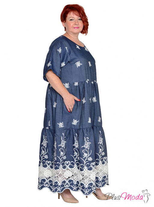 Платье Модель №1984 размеры 44-84 - Plusmoda фото 7