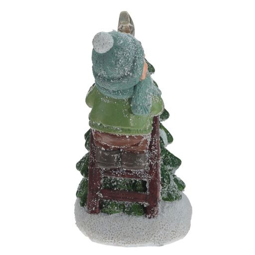 Фигурка декоративная "Ребёнок" с подсвет (LR44x2, н/п), L8 W7 H13 см, 2в.