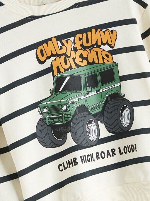Bisiklet Yaka Erkek ?ocuk Sweatshirt ve E?ofman Alt
