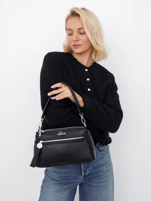 Сумка 2219-2S black Velina Fabbiana-Safenta