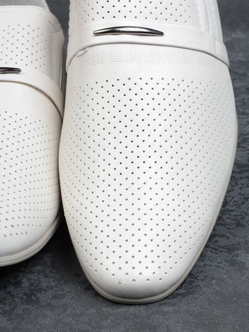 C202-1 WHITE Полуботинки мужские (натуральная кожа) - Фабричный китай фото 12