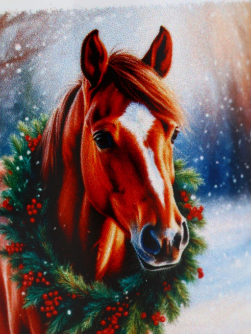 Кружка новогодняя керамическая «Время для счастья», лошадь, 320 мл