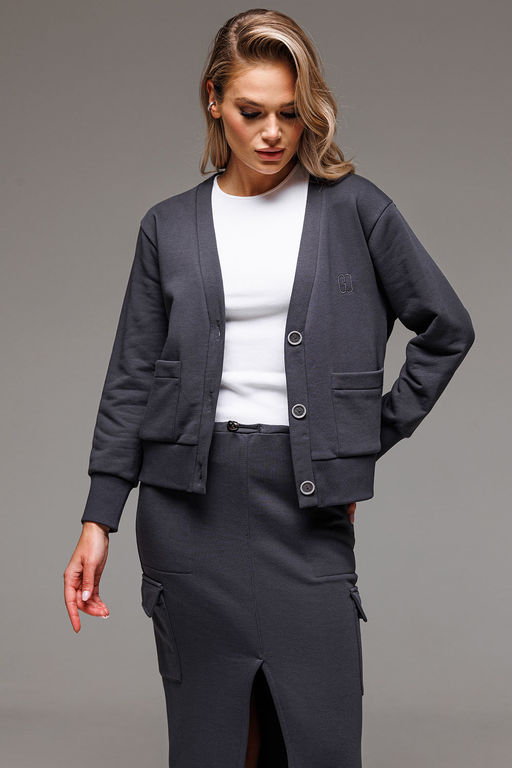 Костюм GO F7067/30-03.164-170 графит - Pirs фото 5