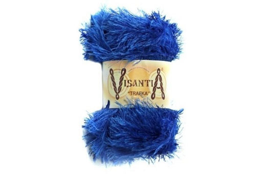 Травка однотонная (Trafka) пряжа Visantia 100%полиэстер 5х100г/150м  фото 3