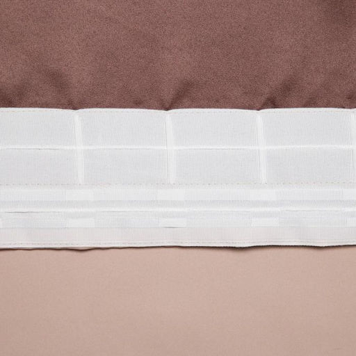 Штора блэкаут портьерная «Этель», 130×300 см, бежевая