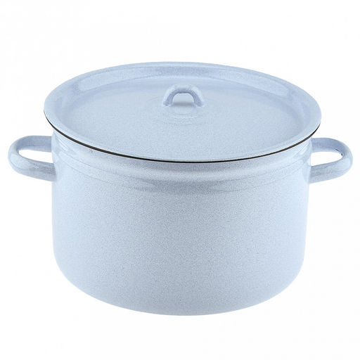 Фруктовая фантазия Кастрюля эмалированная 7л, форма цилиндрическая, металлическая крышка, металлические ручки (Россия) - Домашняя мода фото 4