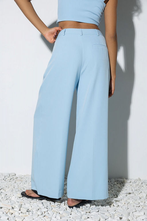 Светло-голубые классические брюки - Incity фото 6