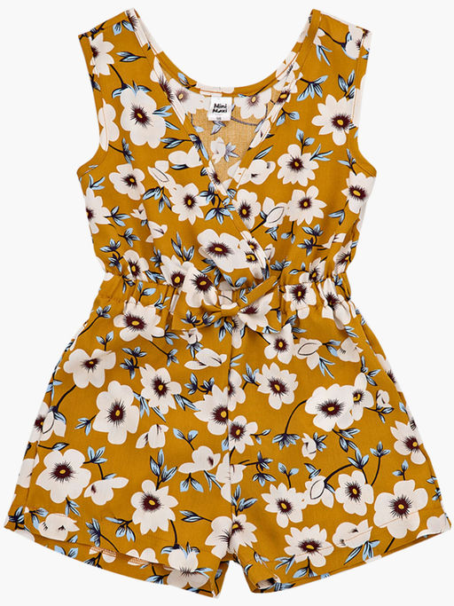 Ромпер для девочки 22-6318 синий/цветы - Mini maxi фото 10