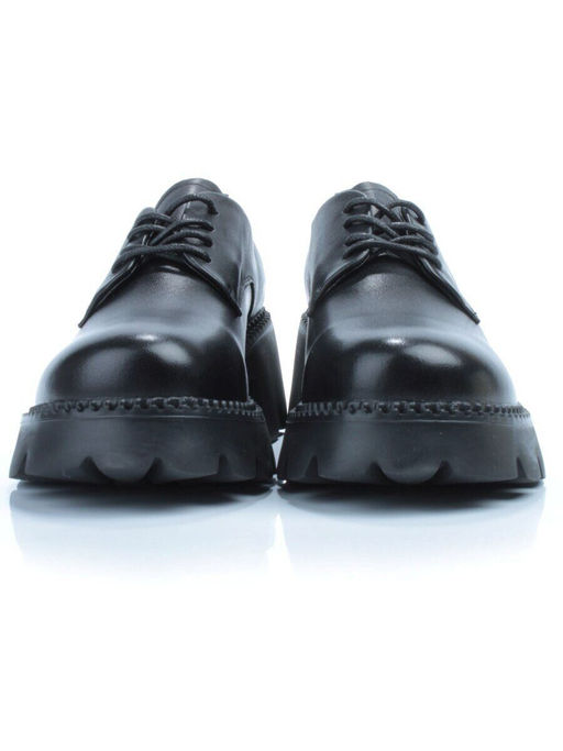 03-5937 BLACK Полуботинки женские (натуральная кожа)