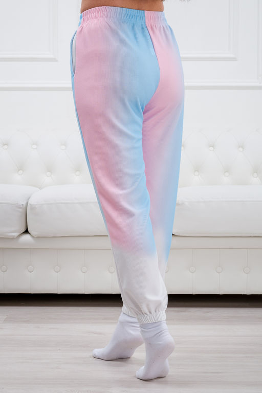 Брюки женские радуга розовый - Амадэль фото 5