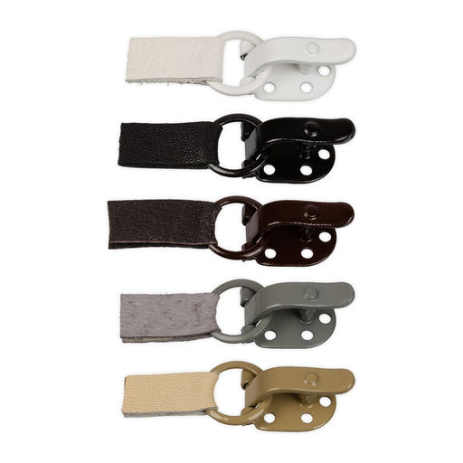 Gamma FCO Крючок шубный 15 мм в пакете 50 шт. цветной №02 черный