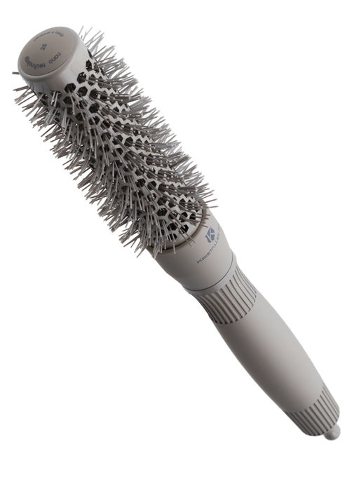 Kristaller Термобрашинг для укладки волос / Ceramic + Ionic TG-X27/25, 25 мм, серый