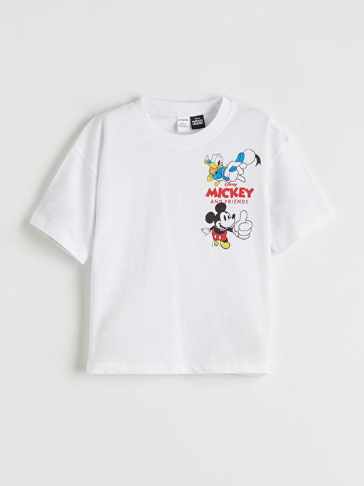 Mickey Mouse Bask?l? Erkek ?ocuk ?ortlu Tak?m