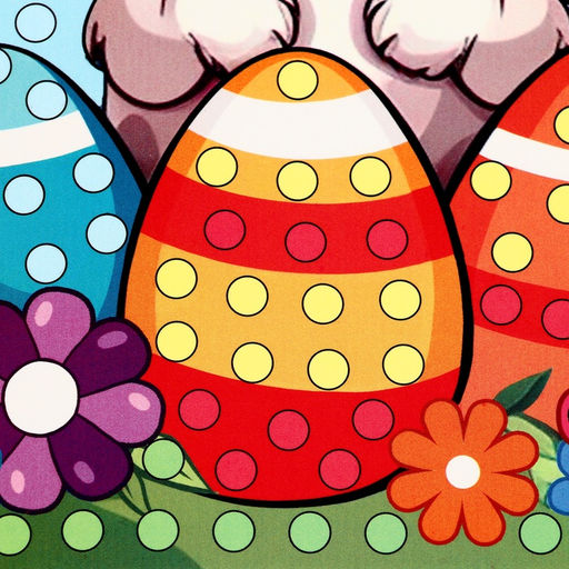 Цена за 2 шт. Аппликация жемчужными полубусинами «Пасха: зайка»