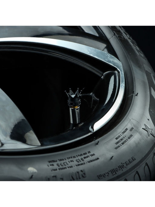 Колпачок на вентиль, TORSO, корона, набор 4 шт.